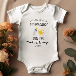Body Personalizado «Nuestro Primer Día del Padre»
