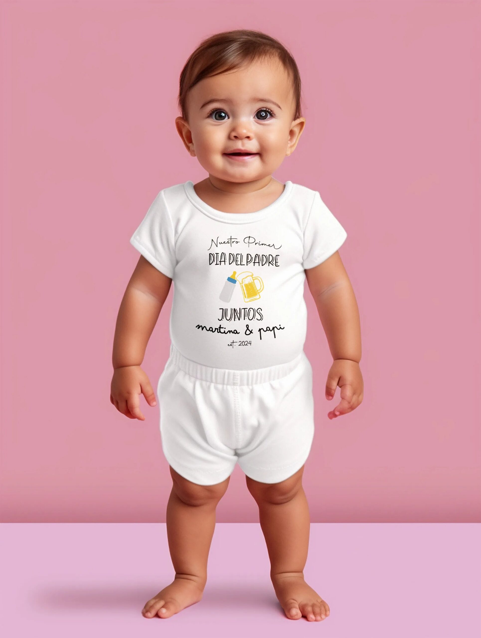 Body Personalizado "Nuestro Primer Día del Padre" - Imagen 2