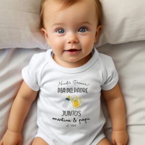 Body Personalizado "Nuestro Primer Día del Padre" - Imagen 3