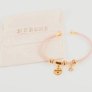 Pulsera Oro Grabada "Mamá" con Circonita - Super Mamá - Imagen 8