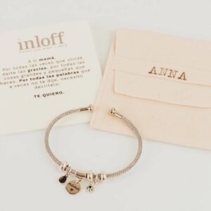 Pulsera Plata Personalizada Super Mamá - Imagen 11