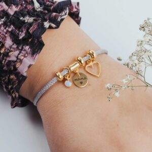Pulsera Oro "Super Mamá" - Imagen 2