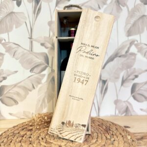 Caja de Vino Personalizada "El Mejor del Mundo" - Imagen 3