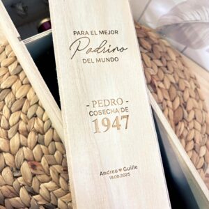 Caja de Vino Personalizada "El Mejor del Mundo" - Imagen 4