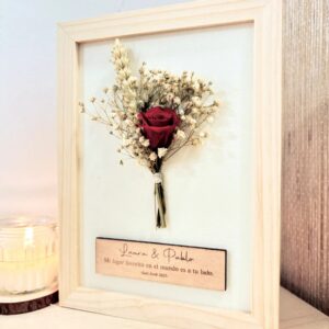 Cuadro Rosa Eterna Personalizada - Imagen 4