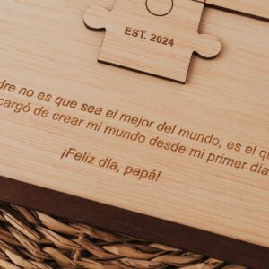 Cuadro Puzzle Personalizado Papá e Hijo - Día del Padre - Imagen 4