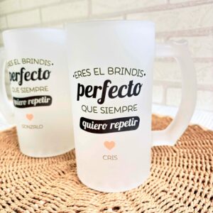 Pack Jarras Personalizadas "Brindis Perfecto" - Pareja - Imagen 4