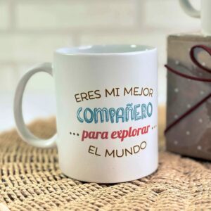 Pack 2 Tazas Personalizadas Pareja "Mejor Compañero" - Imagen 4