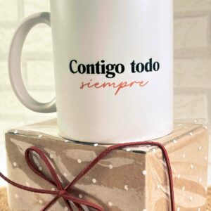 Taza Personalizada con Foto y Nombres - Contigo Todo - Imagen 4