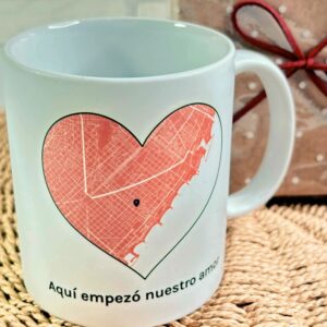 Taza Personalizada Mapa de Amor - Imagen 4