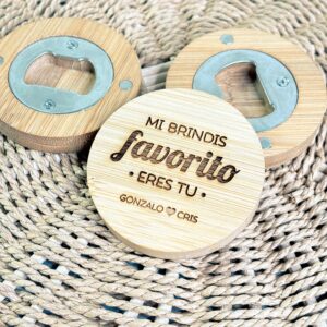Abridor de Cerveza Personalizado «Brindis Favorito»