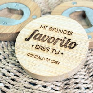 Abridor de Cerveza Personalizado "Brindis Favorito" - Imagen 3