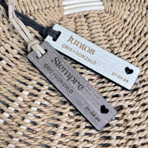 Pack 2 Llaveros Pareja Personalizados «Juntos»