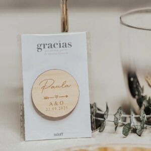 Imán Recordatorio Boda Personalizado