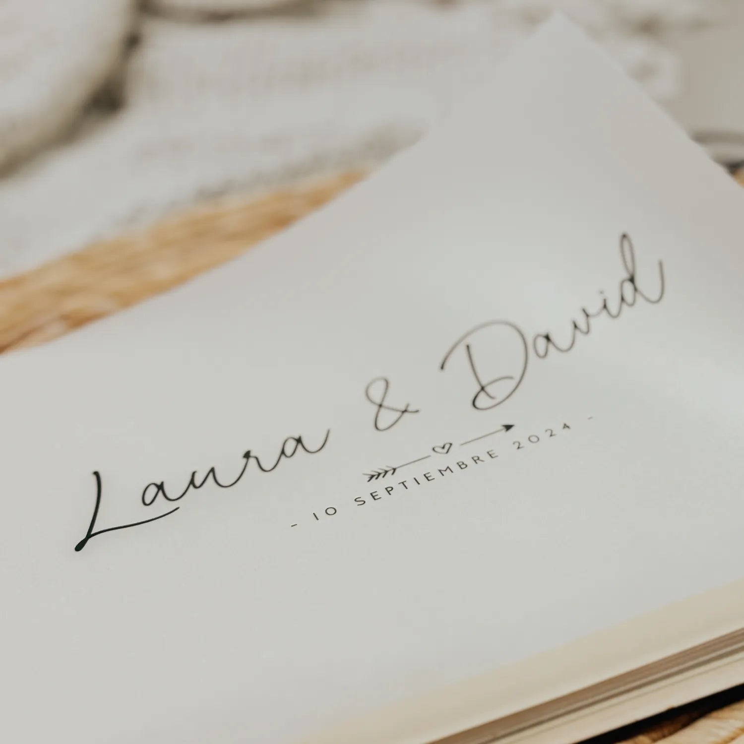 Libro de Firmas de Boda Personalizado - Imagen 4
