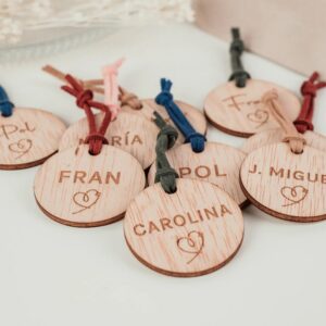 Llavero Personalizado Boda con Nombre - Detalle Invitados - Imagen 2