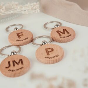 Llavero Boda Minimal Personalizado - Imagen 8