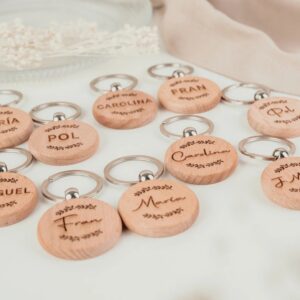 Llavero Boda Minimal Personalizado - Imagen 4