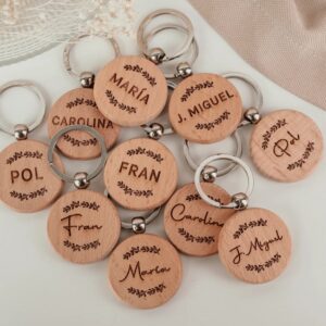Llavero Boda Minimal Personalizado - Imagen 7