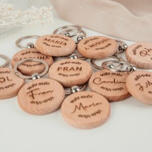 Llavero Boda Minimal Personalizado - Imagen 12