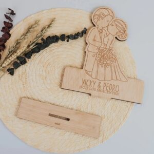 Figura Novios Personalizada Madera - Imagen 6