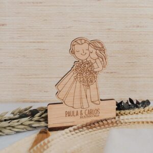 Figura Novios Personalizada Madera - Imagen 8