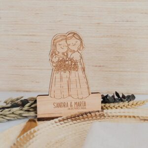 Figura Novios Personalizada Madera - Imagen 9