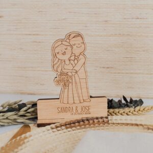 Figura Novios Personalizada Madera - Imagen 11
