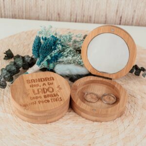 Joyero de Bambú Personalizado «A Tu Lado»