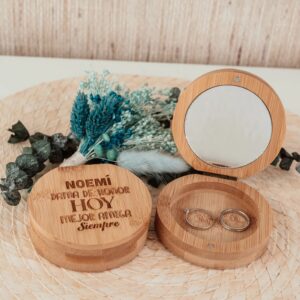 Joyero Bambú Personalizado Dama de Honor