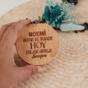 Joyero Bambú Personalizado Dama de Honor - Imagen 6