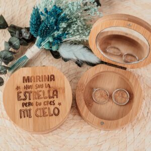 Joyero Bambú Personalizado "Mi Cielo" - Boda & Regalos - Imagen 3