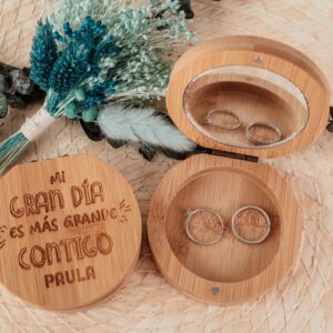 Joyero de Bambú Personalizado "Mi Gran Día" - Imagen 3