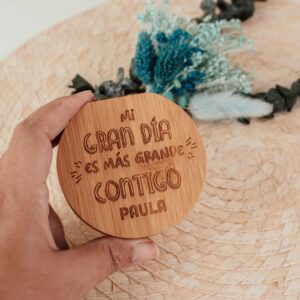 Joyero de Bambú Personalizado "Mi Gran Día" - Imagen 6