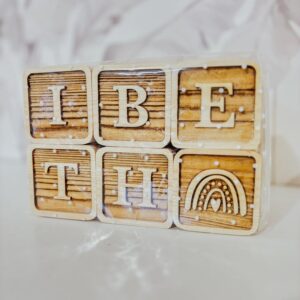 Cubos de Madera Personalizados con Nombre - Imagen 7