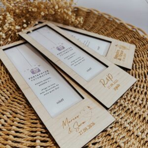 Portafotos Imán Fotomatón Boda Personalizado