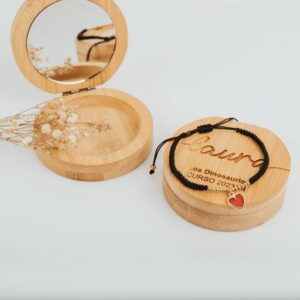 Kit Pulsera Dorada + Joyero Personalizado Profesora