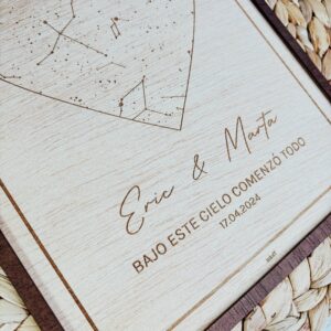 Cuadro Mapa Estelar Personalizado "Mi Corazón" - Imagen 3