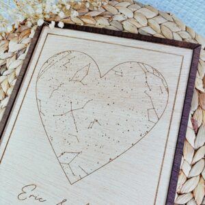 Cuadro Mapa Estelar Personalizado "Mi Corazón" - Imagen 4