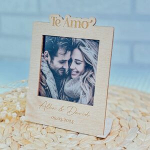 Portafotos Imán Personalizado "Te Amo" con Foto - Imagen 3
