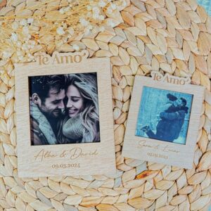 Portafotos Imán Personalizado "Te Amo" con Foto - Imagen 4