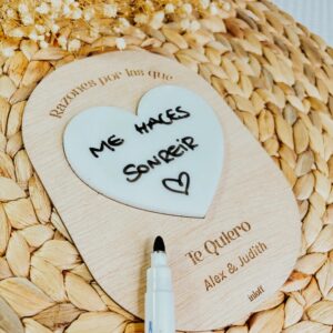 Pizarra de Mensajes Personalizada "Razones por las que te quiero" - Imagen 5