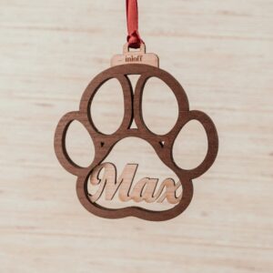 Bola de Navidad Personalizada con Nombre - Figuras de Madera - Imagen 12