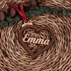 Bola de Navidad Personalizada con Nombre - Figuras de Madera - Imagen 16