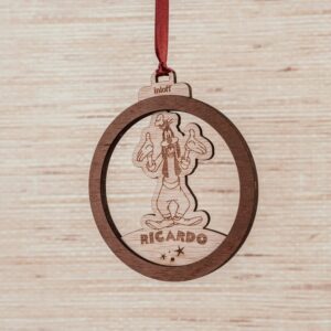 Bola de Navidad Mickey Mouse Personalizada con Nombre - Imagen 7