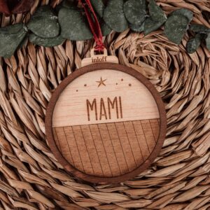 Mini Bola Navidad Personalizada con Nombre - Imagen 2