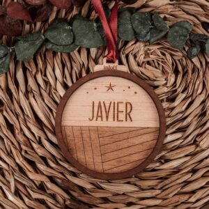 Mini Bola Navidad Personalizada con Nombre - Imagen 5