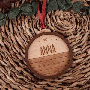 Mini Bola Navidad Personalizada con Nombre - Imagen 7