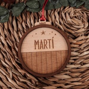Mini Bola Navidad Personalizada con Nombre - Imagen 10