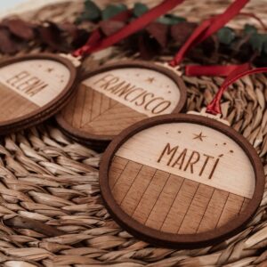Mini Bola Navidad Personalizada con Nombre - Imagen 8